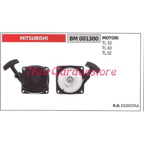 Messa in moto MITSUBISHI motore decespugliatore TL 33 43 52 001300