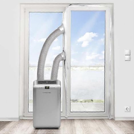 Kit d'étanchéité - TROTEC - AirLock 1000 - 560 cm - Convient aux climatiseurs portables - Économe en énergie (1/4)