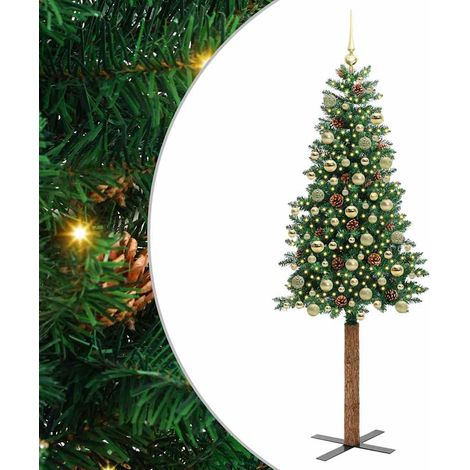 vidaXL Albero di Natale snodato con 300 LED con supporto Verde 180 cm (1/5)