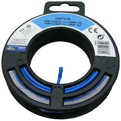 25m cable manguera plana H05VVH2-F  2x1mm² blanco