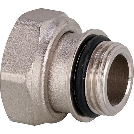 Banyo – Raccord de robinetterie à vis 1/2" autoétanche – Écrou tournant – DN 15 mâle x DN 20 femelle – Pour vanne à boisseau sphérique