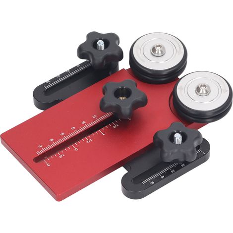 Gabarit de coupe mince pour scie circulaire de table, gabarit de guidage en alliage d'aluminium avec échelle claire pour le travail du bois (1/5)