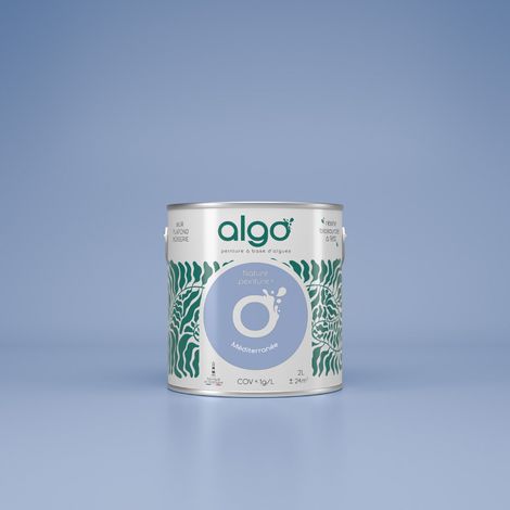 Peinture écologique Algo - Bleu Méditerranée - 5L / Mat (1/2)