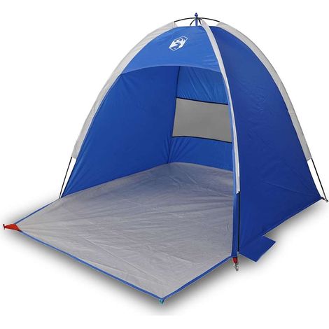 vidaXL Tienda de playa para 3 personas impermeable azul celeste (1/2)