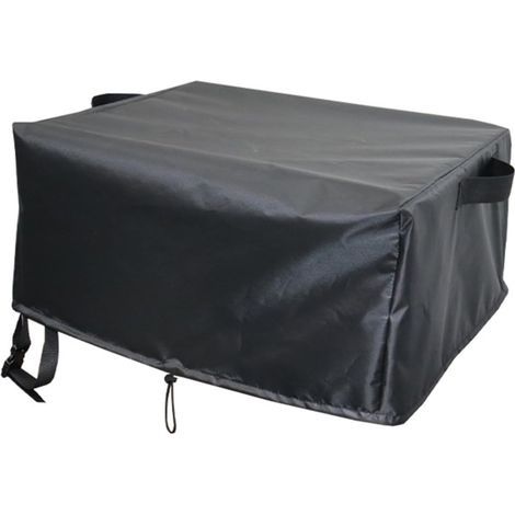 1 Housse four à pizza, Tissu Oxford 420D, Imperméable, Sangles réglables, Cordon de serrage, Pour four gaz 17 pouces