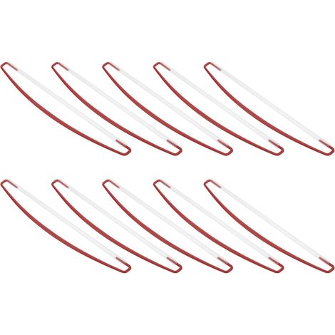 Tragbarer ausziehbarer Handfahnenmast 17 cm aus rotem