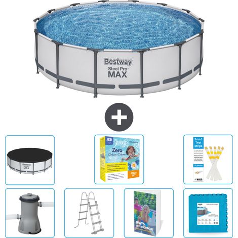 Bestway Steel Pro MAX Rund - 427x122 cm - 8-teilig S566