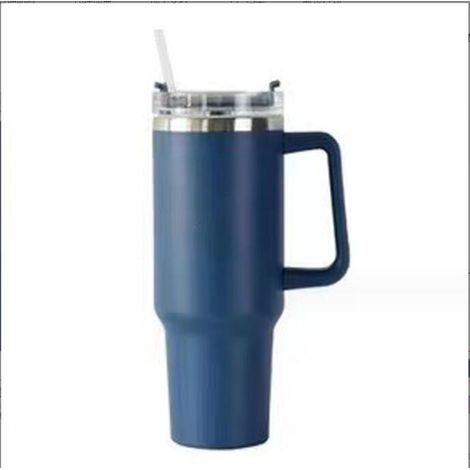 Gobelet isotherme en acier inoxydable avec couvercle et paille pour eau, thé glacé, café, smoothies et plus encore, Quartz rose 2.0, 1,18 L (1/3)