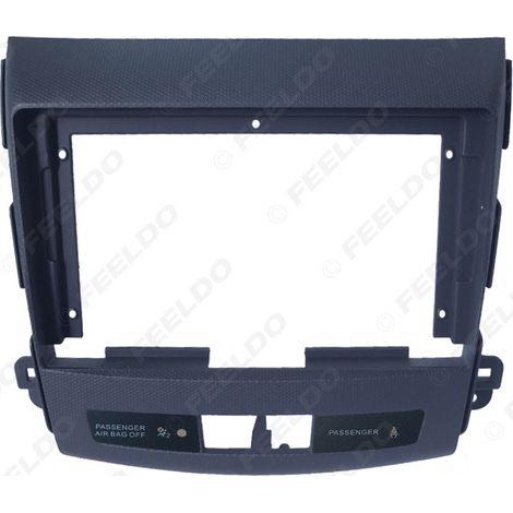 Cadre d'écran polyvalent grand format compatible avec Mitsubishi Outlander 2008-2011, cadre de navigation Android, panneau de modification audio 9 pouces
