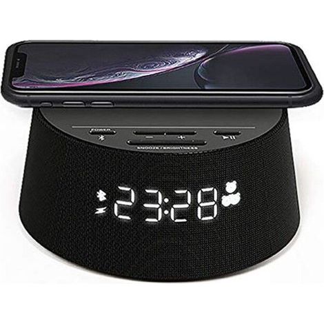 Reloj Despertador con Cargador Inalámbrico Philips TAPR702/12 FM Bluetooth Negro (1 unidad) 6951613997758 S0422358 Philips (1/5)