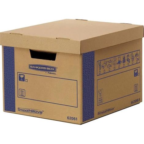Umzugskarton Fellowes smoothmove prime Schnellfalt doppelte Wand