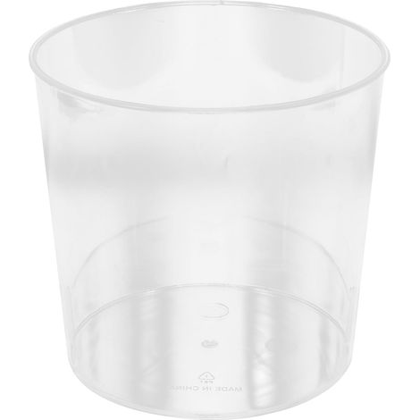 Seau à Fleurs Transparent Petit Format Récipient de Conservation Anti-Chute en Plastique Pot de Fleurs Créatif Cylindrique pour Décoration Maison et Bureau Contenant (1/5)
