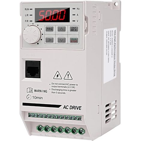Inverter di frequenza VFD da 2,2 kW, trasformatore trifase da 380 V, ingresso/uscita 380 V, convertitore di frequenza CNC, regolatore di velocità per motore ZHB600 da 2,2 kW con cavo di prolunga da 2