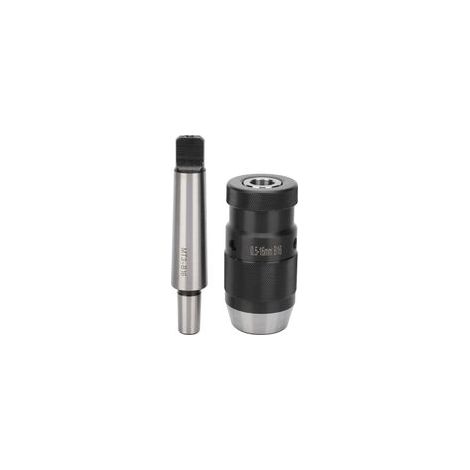 Portabrocas de liberación rápida con cono Morse sin llave, para taladro de columna MT3B16 de 0,516 mm (1/4)