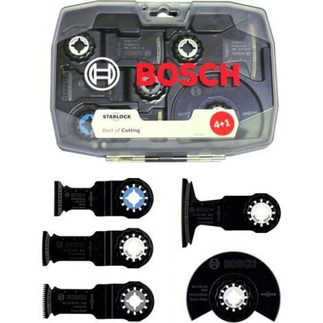 Bosch - Set di 5 accessori per levigatrici multifunzione oscillanti 2608664131 (1/10)
