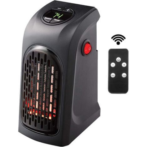 Mini electric space heater with handle, winter heater for office and home, overheating protection (1/5)