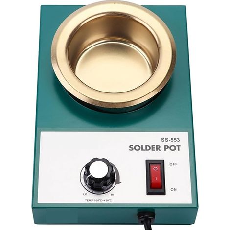 Fer à souder 553H 250W, Pot à souder sans Plomb, poêle à étain Rond, Four de d'étain, Outil d'étama (1/4)