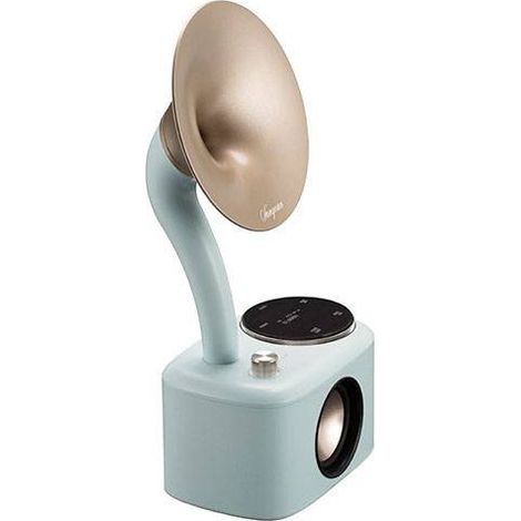 Sangean CP-100D Gramophone Radio de table DAB+, FM AUX, Bluetooth, USB écran tactile, rechargeable menthe W370342 (1/5)