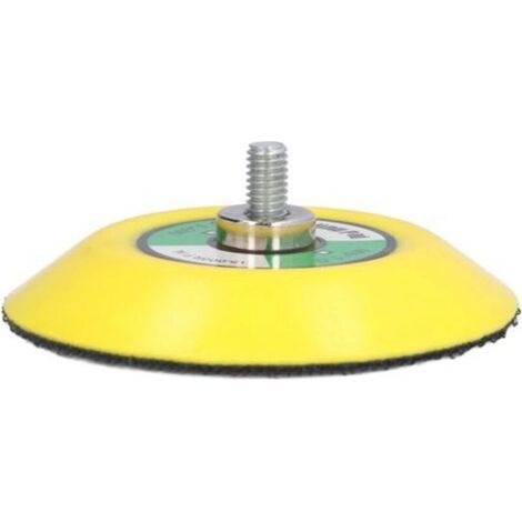 Plaque arrière auto-agrippante pour ponceuse pneumatique, polisseuse, tampon en PU pour le meulage et le polissage, filetage M6x1 de 3 pouces, 15 000 tr/min (1/5)
