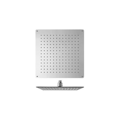 POMME DE DOUCHE SANDWICH INOX PLAFOND CARREE 34 CM - CRISTINA ONDYNA PD36251 (1/2)