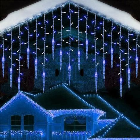Bleu - AMERICAN PRIZE - 0.4m LED curtain light, outdoor lighting decoration, I