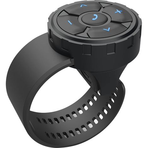 Bluetooth Media Bouton Volant Télécommande sans fil pour voiture vélo moto bateau IPX6 imperméable Compatible pour iPhone Samsung Galaxy N'importe quel appareil Android (1/5)