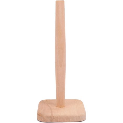 BUNTHAUS Porte Serviette Papier pour Cuisine, Antidérapant Porte Rouleau de Papier en Bois, Support de Rouleau Cuisine Debout Libre pour La Maison, La Chambre à Coucher, La Salle Bain (1/4)