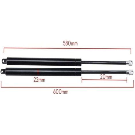 Pr Vérins À gaz 2X Shock Car Lift Strut Support Bar Ressort À Gaz Lift Up Support Pneumatique Pour Lit Stockage Tige Hydraulique Amortisseur Universel 58cm 580mm 750N Ressorts à Gaz Hayon (1/4)