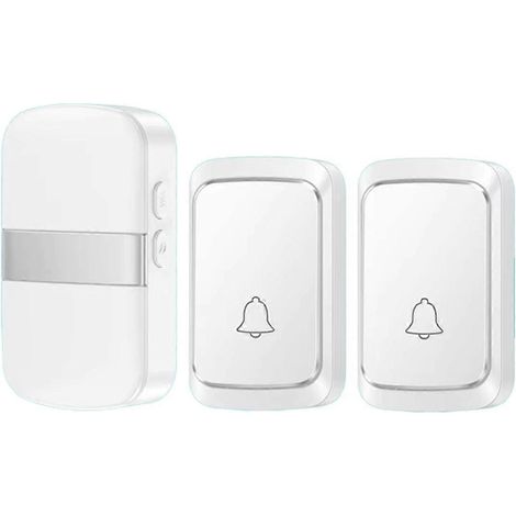Weiße kabellose Smart-Türklingel (1/5)