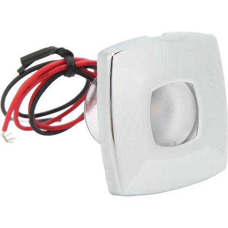 Lampe de sol LED 12 V CC 3 W IP67 étanche, éclairage blanc chaud, idéale pour bateau, camping-car ou cour. (1/5)