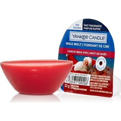 Bougie Yankee Candle Classic Wax parfumée à la veille de Noël, 22 g