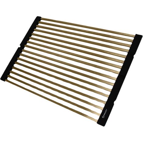 CARESSI Abtropfgitter CAFDMG. Gold (PVD)/Schwarz