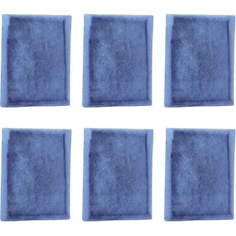 Lot de 6 filtres de remplacement . compatibles avec les filtres d'aquarium Aqua-Tech EZ-Change 3 . compatibles avec les filtres électriques Aqua-Tech 20-40 et 30-60 (1/4)