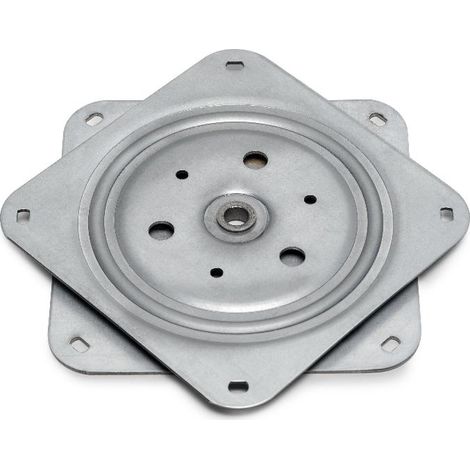 Emuca Base giratoria Giro 4, 100 Kg, Cincado, Acero (1/10)