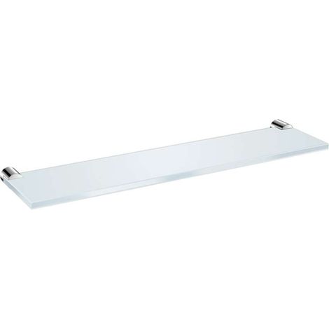 Jika Basic - Estante de cristal 40 cm, cromo/cristal esmerilado H3853A10040001 (1/2)