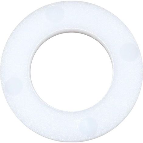C48564 - Lot de 100 Rondelles plates en polyamide/PA/nylon M8 extérieur 16mm épaisseur 1.7mm - DIN 125 (1/3)