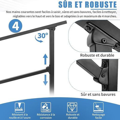 Stair Handrail 135 cm (1/4)