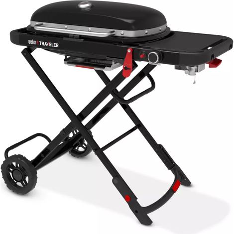 barbecue a gas portatile weber "traveler" 111x58x95 cm