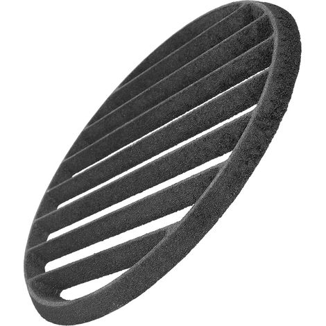 Barbecue Fonte Ronde pour Cheminée et Foyer Résistante à Haute Température Facile à Nettoyer Installer Accessoire de Remplacement Robuste (1/5)