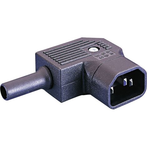 Bulgin PX0686/SE Kaltgeräte-Steckverbinder PX Stecker, gerade Gesamtpolzahl: 2 + PE 10 A Schwarz 1 S