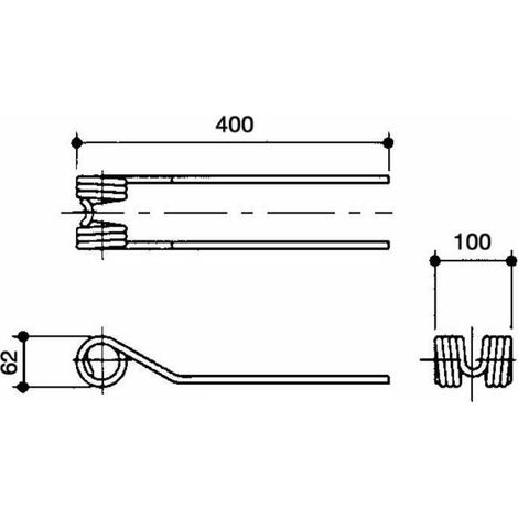 Dente girello adattabile Fontanesi filo 9
