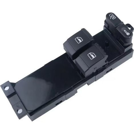 La référence 1J3959857A convient aux boutons de commande de lève-vitres des voitures Volkswagen, Golf 4 et Passat. (1/4)