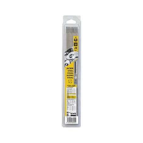 Blister de 50 electrodos de rutilo de acero Ø4 GYS - 084452