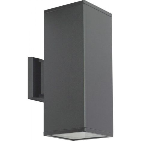 Applique esterno 30x12cm 2xE27 grigio scuro IP54 SU-MA (1/4)