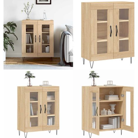 Buffet chêne sonoma 69,5x34x90 cm bois d'ingénierie - buffet - buffets - Home & Living