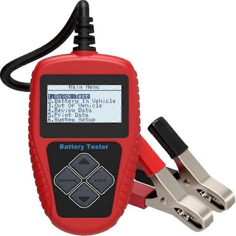 BA101 12V Kfz-Batterietester und -analysator, 100-2000 CCA Kfz-Batterielasttester, Diagnosewerkzeug für Ladeschaltungen (1/5)