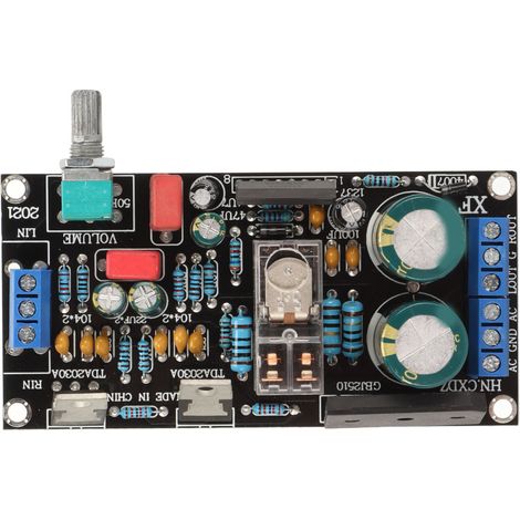 Module amplificateur LM1875T professionnel 2.0 stéréo double canal avec réglage du volume (1/5)