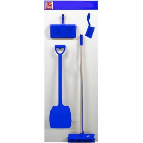 Kit de rangement d'outils Bleu en Polypropylène 610mm RS PRO, pour Usage général ( Prix pour 1 Kit )