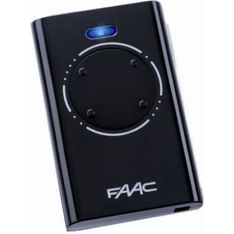 télécommande faac xt4 433slhlr fréquence 433 mhz 4 canaux noir (1/5)