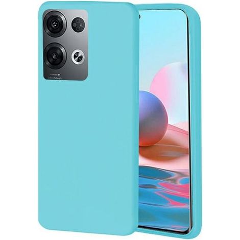 Coque Pour Oppo Reno 8 Pro - Plastique Haute Qualité - Protection Antichute Et Antirayure - Bleu - 1 Pièce (1/2)